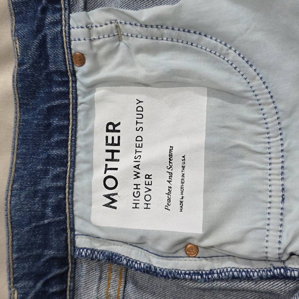 MOTHER HIGH WAISTED STUDY HOVER JEANS SIZE 29 - Picture 10 of 16